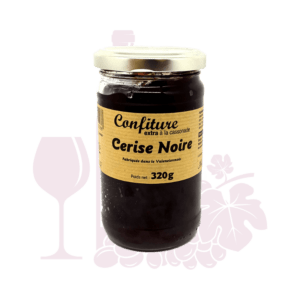 Confiture Extra Cerise Noire à la cassonnade - 320g