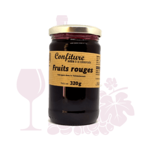 Confiture Extra Fruits rouges à la cassonade - 320g