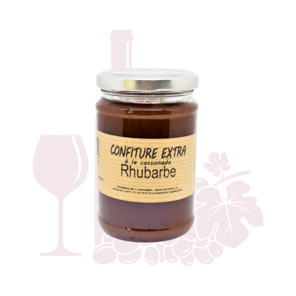 Confiture Extra Rhubarbe à la cassonade - 310g