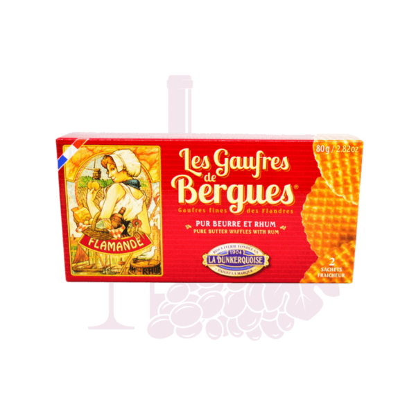 Gaufres Fines Pur Beurre et rhum - 80g