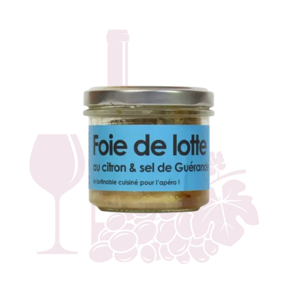 Rillettes foie de Lotte au Citron et Sel de Guérande - 80g