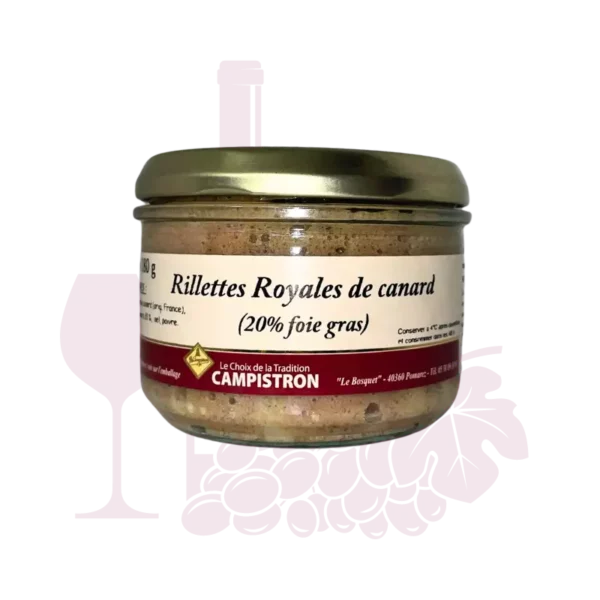 Rillettes royales de canard - 180g