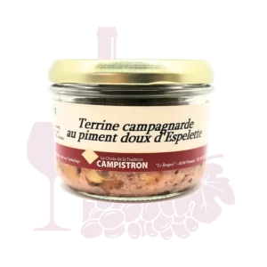 Terrine de campagne au piment doux d'espelette - 180g