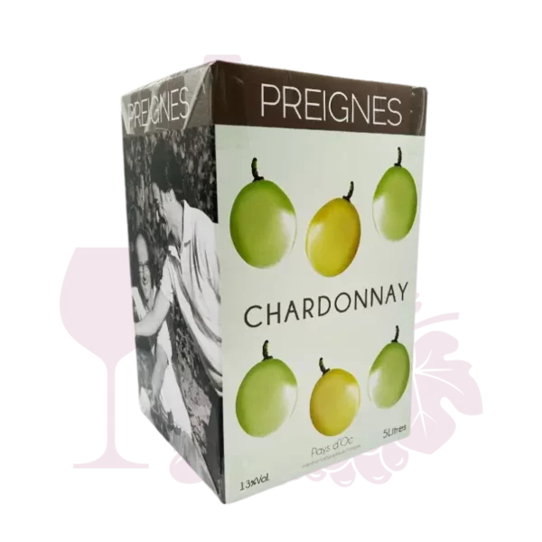 Pays d'oc - Preignes le vieux Chardonnay - Blanc 5L