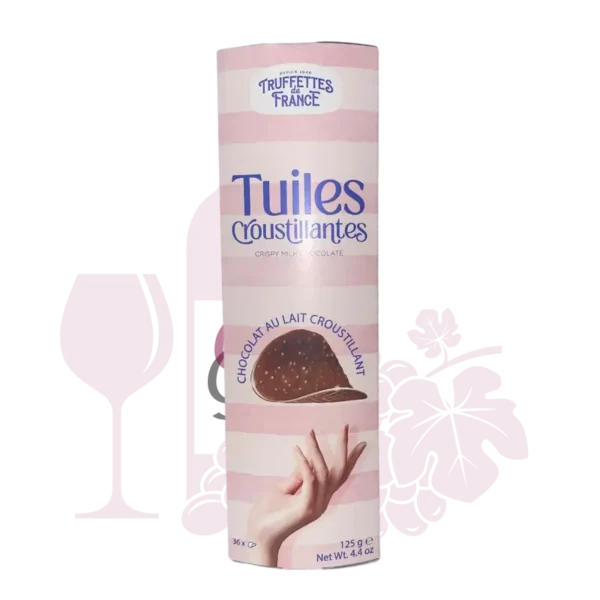 Tuiles au chocolat au lait - 125g