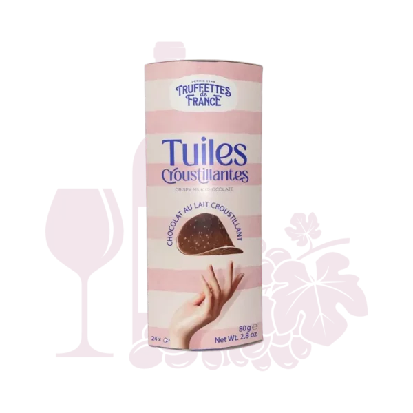 Tuiles au chocolat au lait - 80g