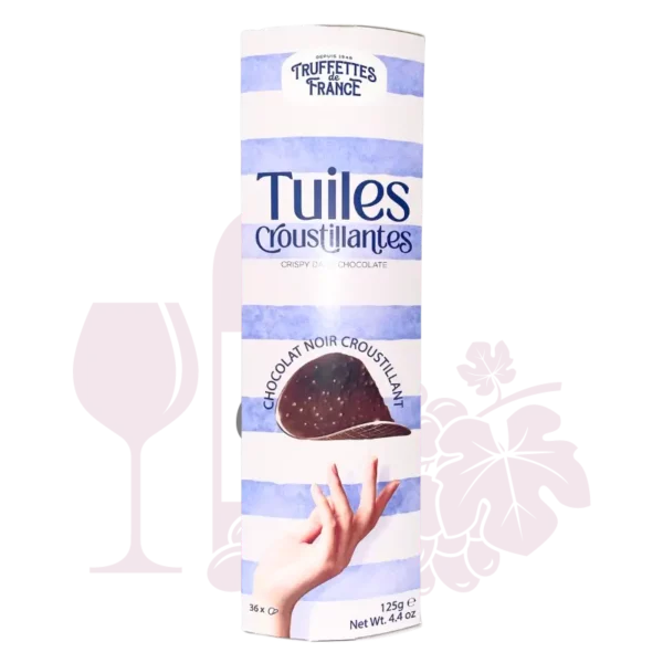 Tuiles croustillantes au chocolat noir - 125g